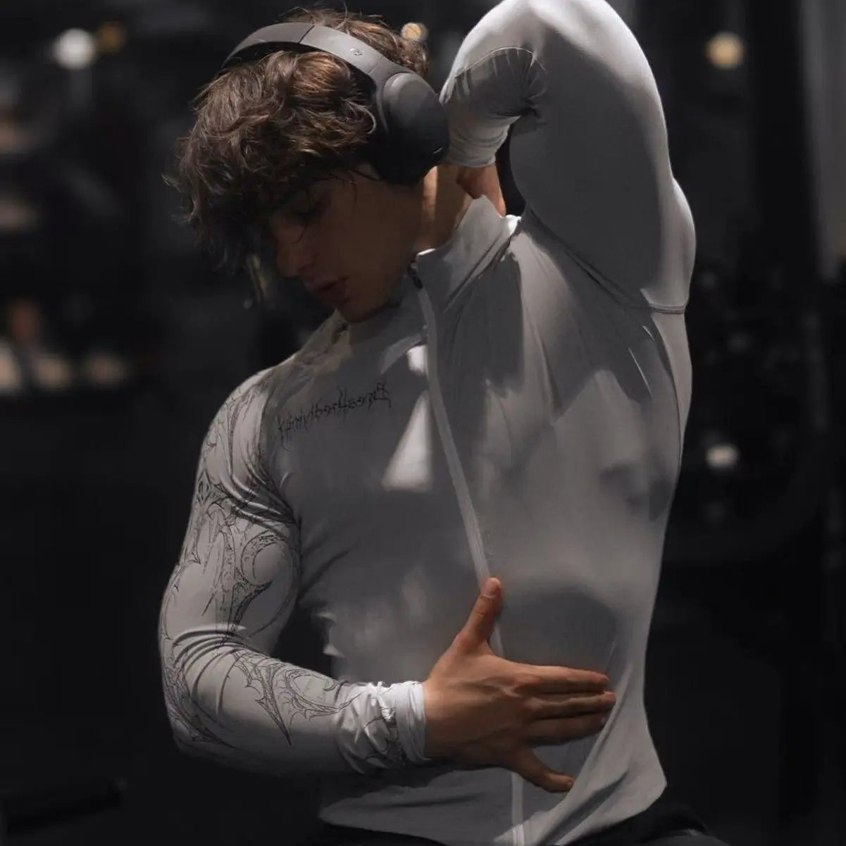 Men's Fitness Speed Dry Tight Shirt 2025 Zipper Jacket Elastic Couples Sportswear for Gym Workout Quick Drying Active Wear