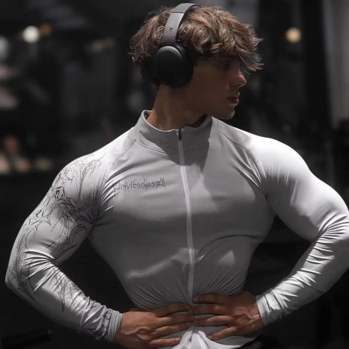 Men's Fitness Speed Dry Tight Shirt 2025 Zipper Jacket Elastic Couples Sportswear for Gym Workout Quick Drying Active Wear