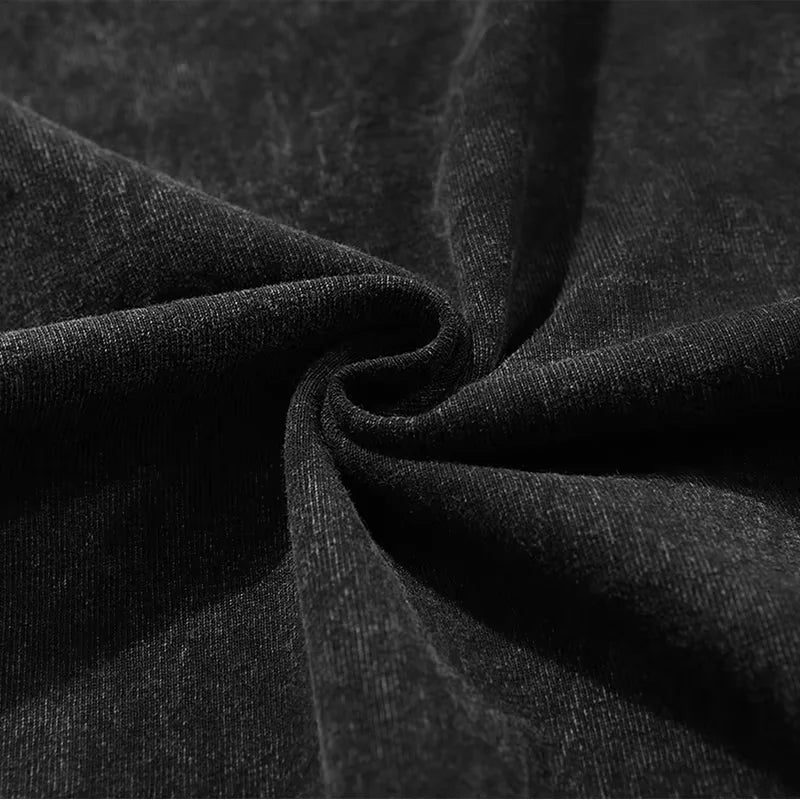 Eren Jaeger Attack On Titan Clothing Men Short Sleeve Manga T-shirts Vintage Washed T Shirt Casual Cotton Tee Harajuku Tshirt